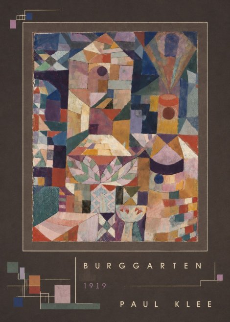 Paul Klee Burggarten No3 - Plakat