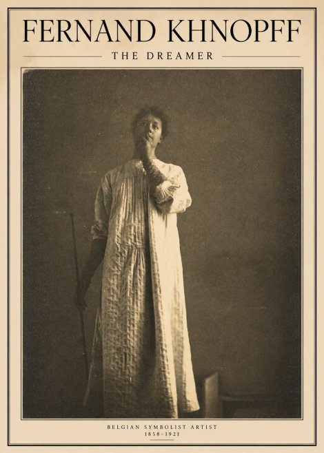 Fernand Khnopff The Dreamer No1 - Plakat