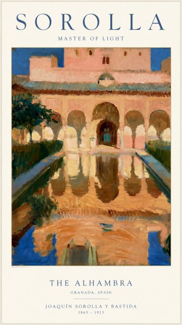 Sorolla The Alhambra No1 - Plakat