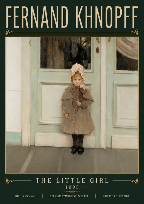 Fernand Khnopff The Little Girl No6 - Plakat