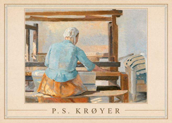 P.S. Krøyer A Weaver No1 - Plakat