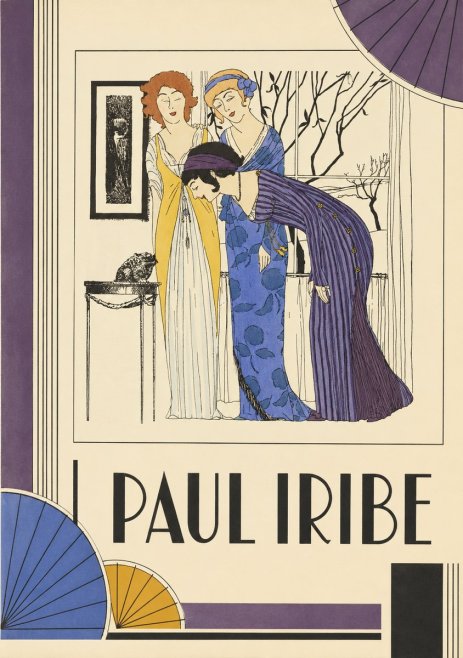 Paul Iribe Three Women and a Frog No2 - Plakat