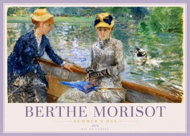 Berthe Morisot Summer's Day No6 - Plakat