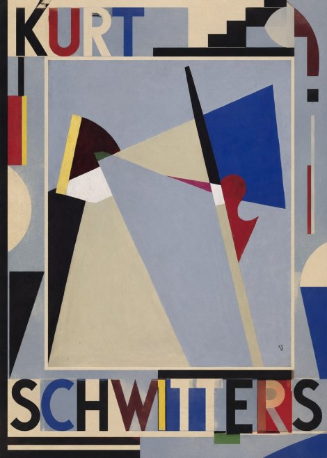 Kurt Schwitters Abstract Composition No5 - Plakat