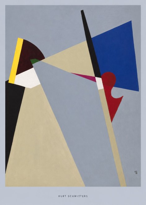 Kurt Schwitters Abstract Composition No6 - Plakat