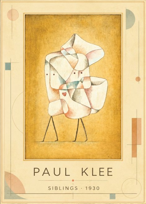 Paul Klee Siblings No1 - Plakat