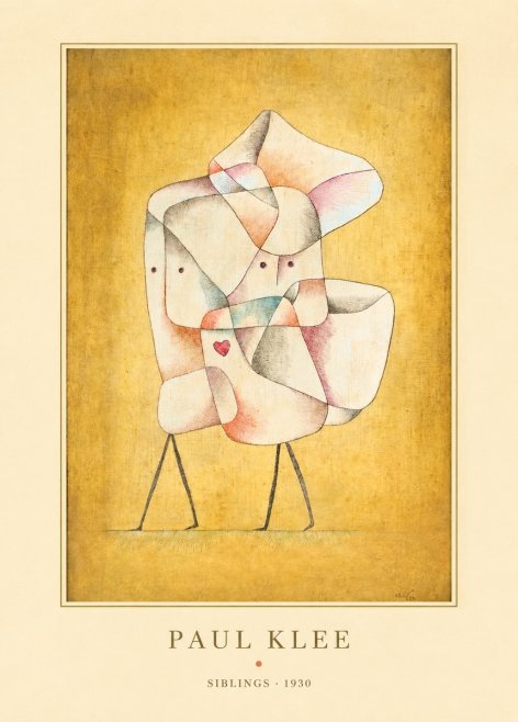 Paul Klee Siblings No4 - Plakat