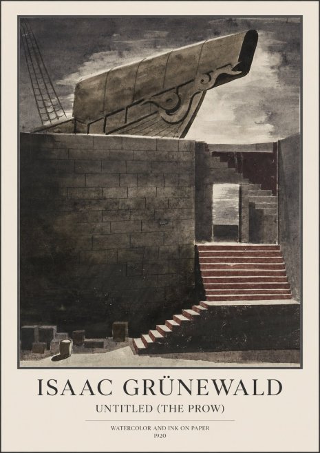 Isaac Grünewald Untitled (the Prow) No1 - Plakat