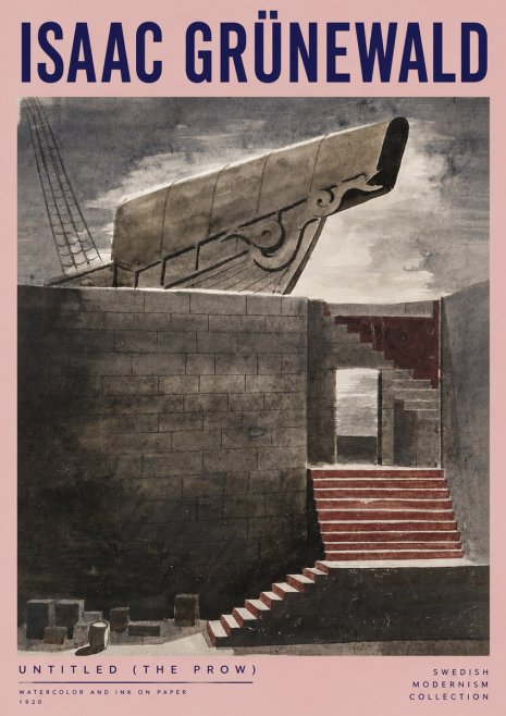Isaac Grünewald Untitled (the Prow) No3 - Plakat