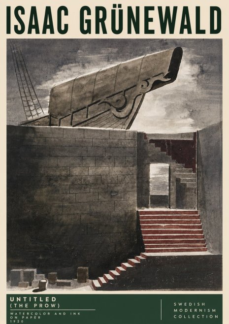 Isaac Grünewald Untitled (the Prow) No5 - Plakat