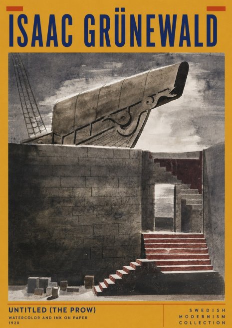 Isaac Grünewald Untitled (the Prow) No6 - Plakat