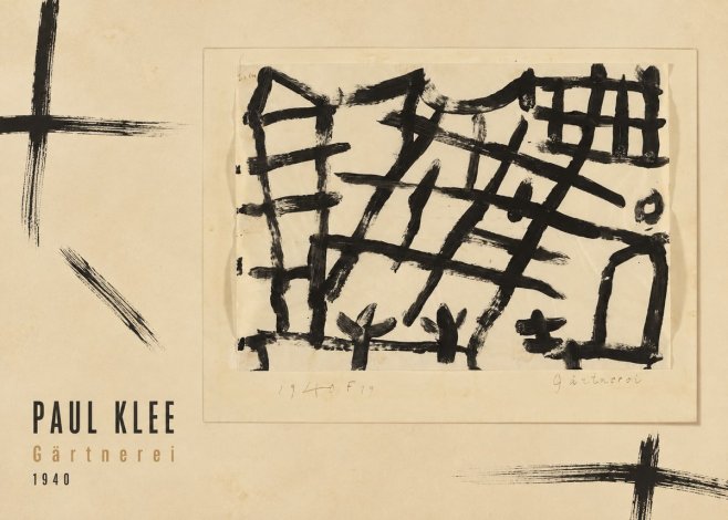 Paul Klee Gärtnerei No5 - Plakat