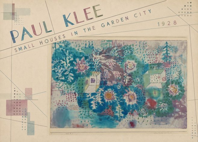 Paul Klee Small Houses in the Garden City No6 - Plakat