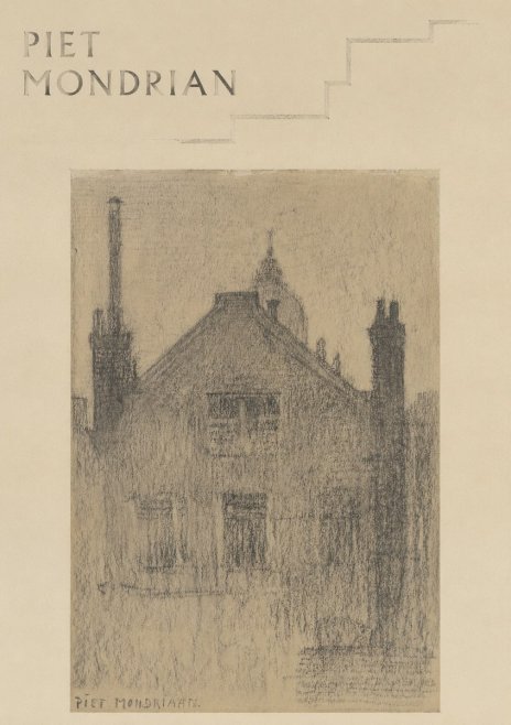 Piet Mondrian House Study No6 - Plakat