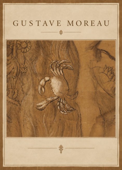 Gustave Moreau Crab Study No2 - Plakat