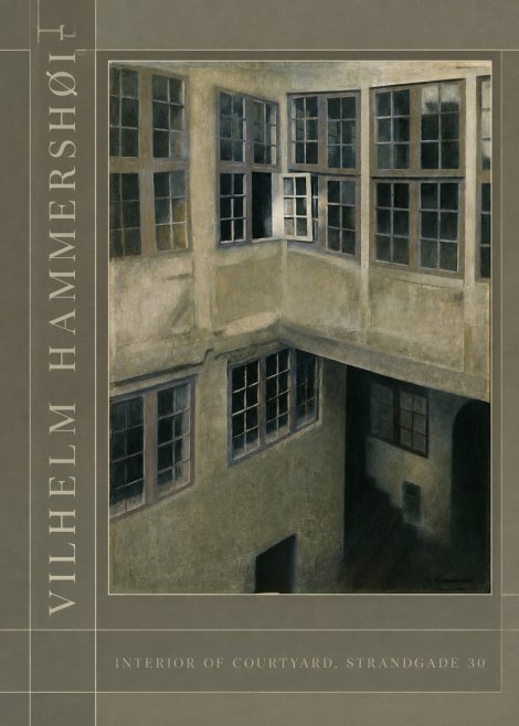 Vilhelm Hammershøi Interior of Courtyard, Strandgade 30 No2 - Plakat