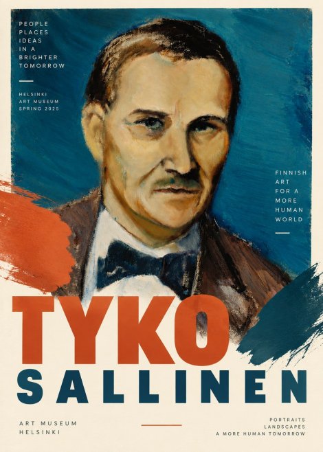 Tyko Sallinen Portrait of a Man I No4 - Plakat