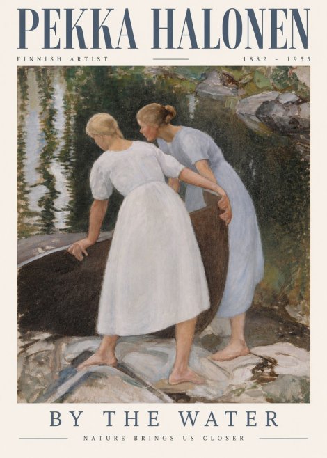 Pekka Halonen By the Water No3 - Plakat