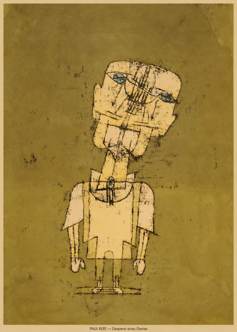 Paul Klee Gespenst Eines Genies No6 - Plakat