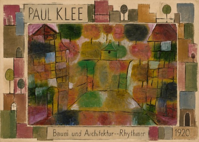 Paul Klee Baum Und Architektur--rhythmen No4 - Plakat