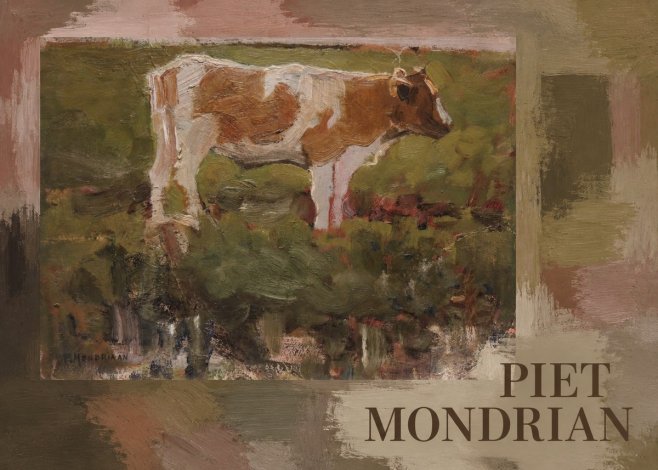 Piet Mondrian Cow No4 - Plakat