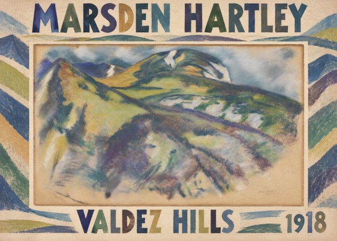 Marsden Hartley Valdez Hills No2 - Plakat