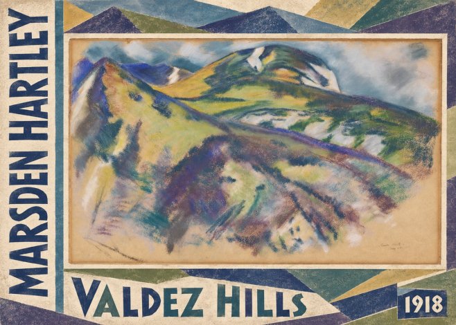 Marsden Hartley Valdez Hills No6 - Plakat