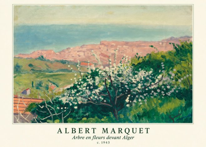 Albert Marquet Arbre En Fleurs Devant Alger No6 - Plakat