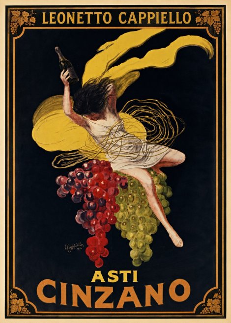 Leonetto Cappiello Asti Cinzano I No1 - Plakat