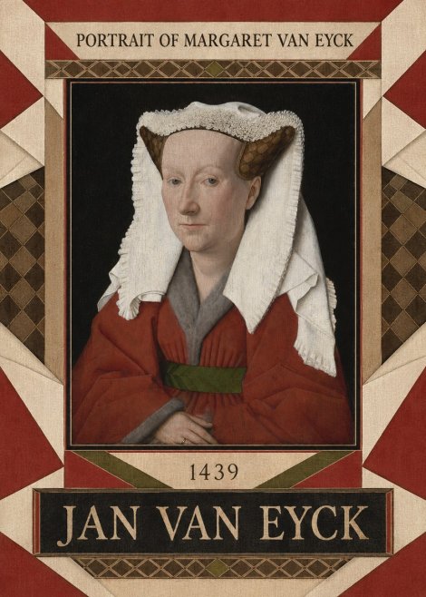 Jan van Eyck Portrait of Margaret Van Eyck I No4 - Plakat
