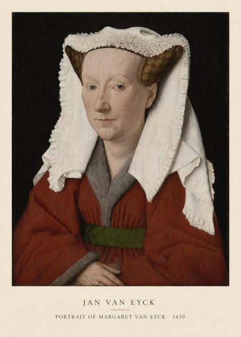 Jan van Eyck Portrait of Margaret Van Eyck I No5 - Plakat