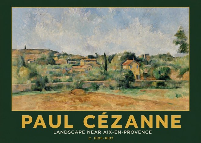 Paul Cézanne Landscape Near Aix-en-provence I No3 - Plakat