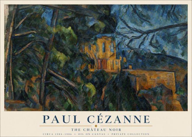 Paul Cézanne The Château Noir No1 - Plakat
