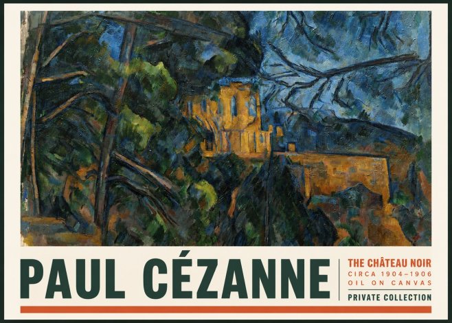 Paul Cézanne The Château Noir No2 - Plakat
