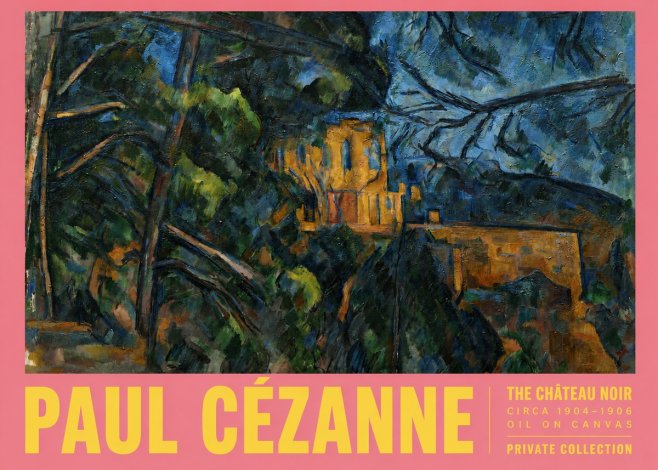 Paul Cézanne The Château Noir No3 - Plakat