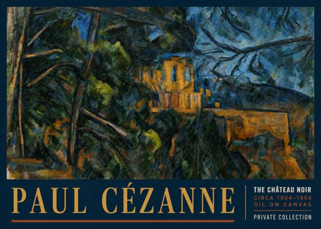 Paul Cézanne The Château Noir No6 - Plakat
