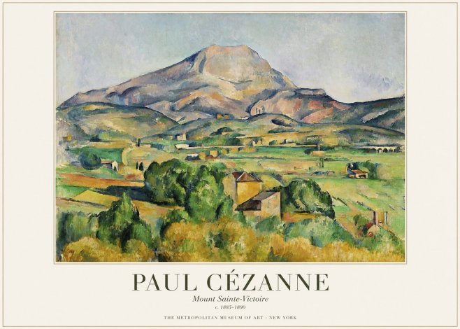 Paul Cézanne Mount Sainte-victoire No1 - Plakat