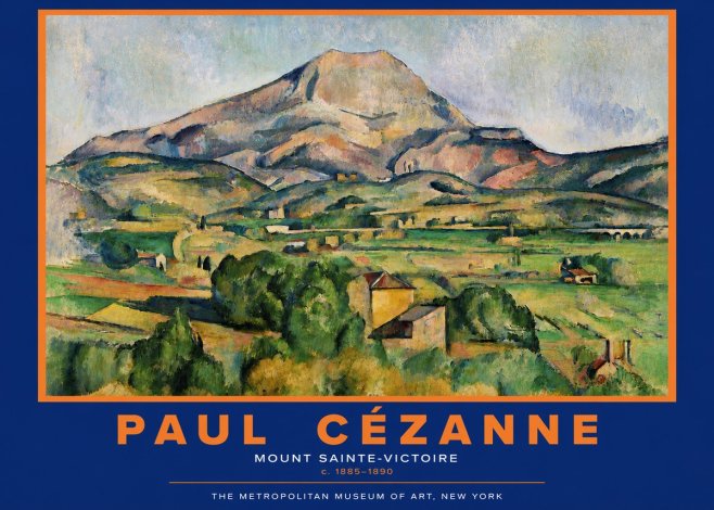 Paul Cézanne Mount Sainte-victoire No6 - Plakat