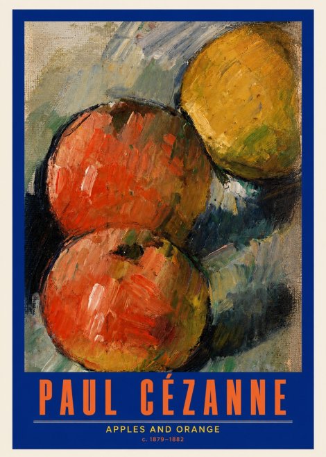 Paul Cézanne Apples and Orange No2 - Plakat