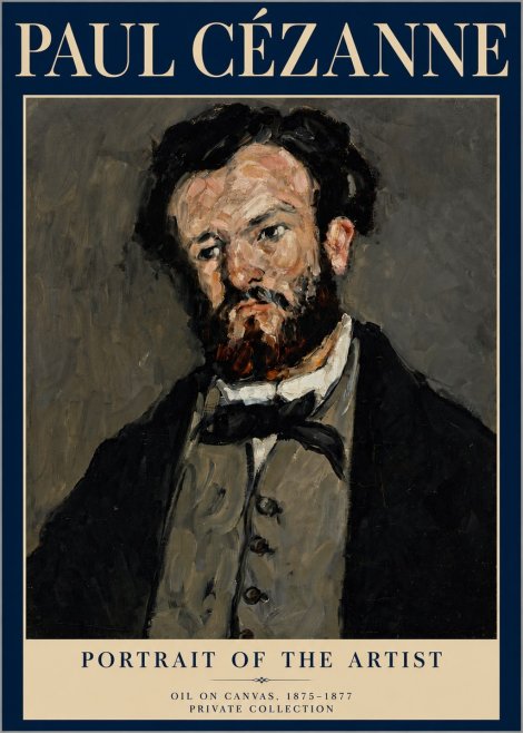 Paul Cézanne Portrait of the Artist I No4 - Plakat