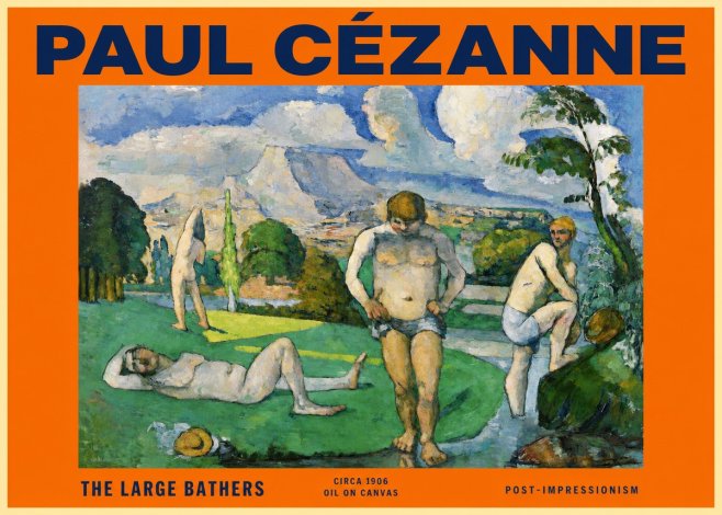 Paul Cézanne Bathers II No6 - Plakat
