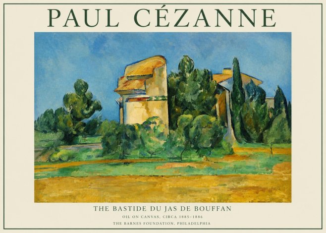 Paul Cézanne The Bastide Du Jas De Bouffan No1 - Plakat