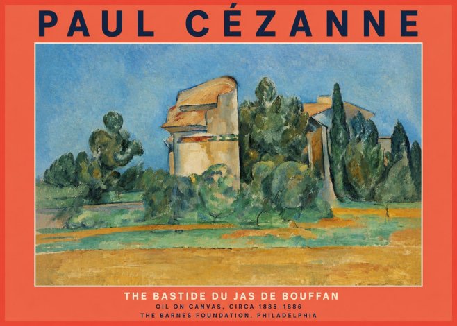 Paul Cézanne The Bastide Du Jas De Bouffan No2 - Plakat