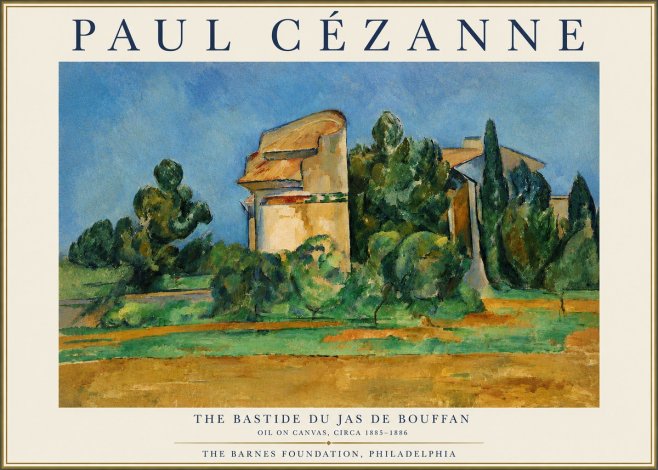 Paul Cézanne The Bastide Du Jas De Bouffan No3 - Plakat