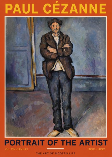 Paul Cézanne Portrait of the Artist II No2 - Plakat