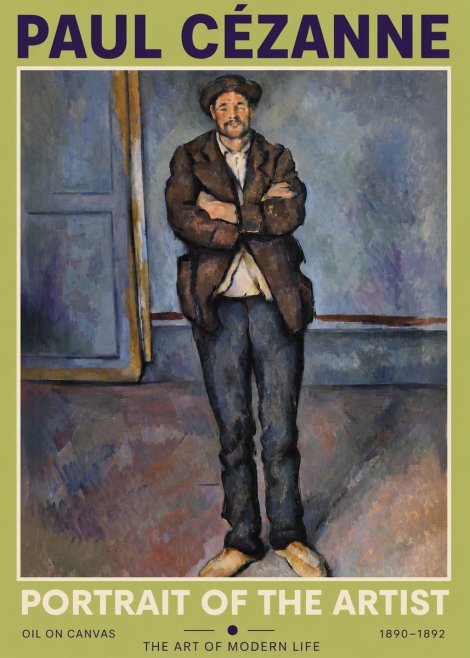 Paul Cézanne Portrait of the Artist II No3 - Plakat