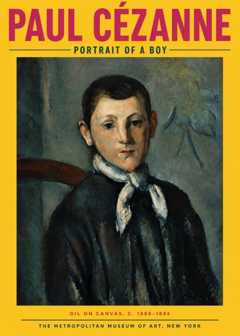 Paul Cézanne Portrait of a Boy No2 - Plakat