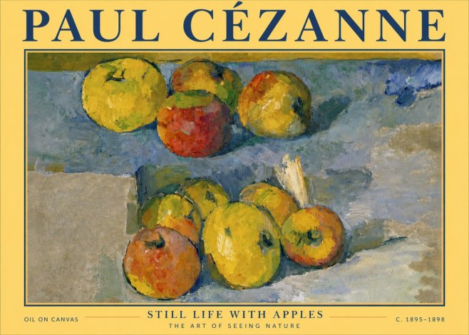 Paul Cézanne Still Life with Apples No6 - Plakat