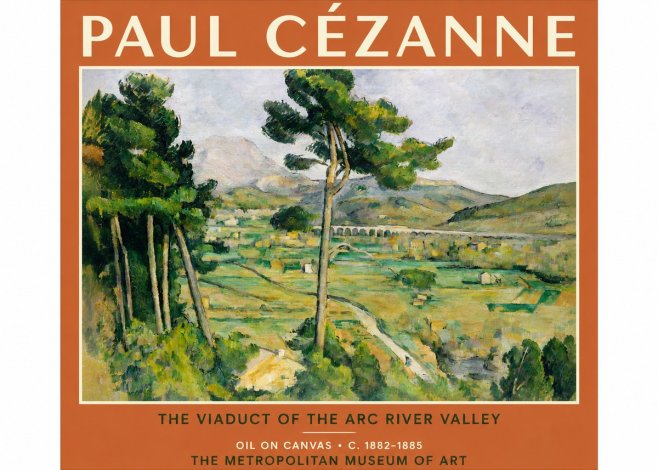 Paul Cézanne The Viaduct of the Arc River Valley No3 - Plakat