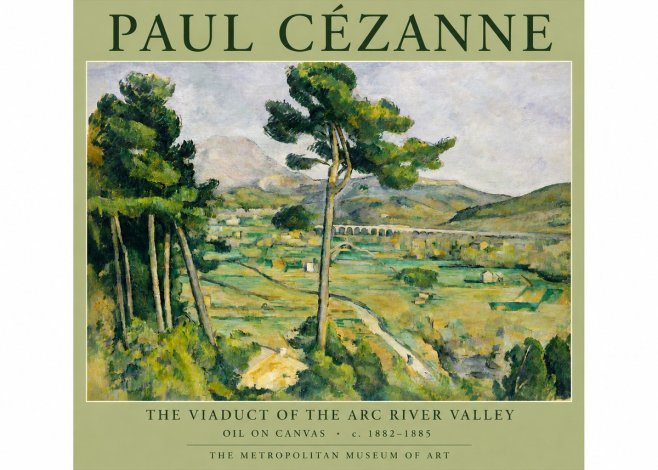 Paul Cézanne The Viaduct of the Arc River Valley No4 - Plakat